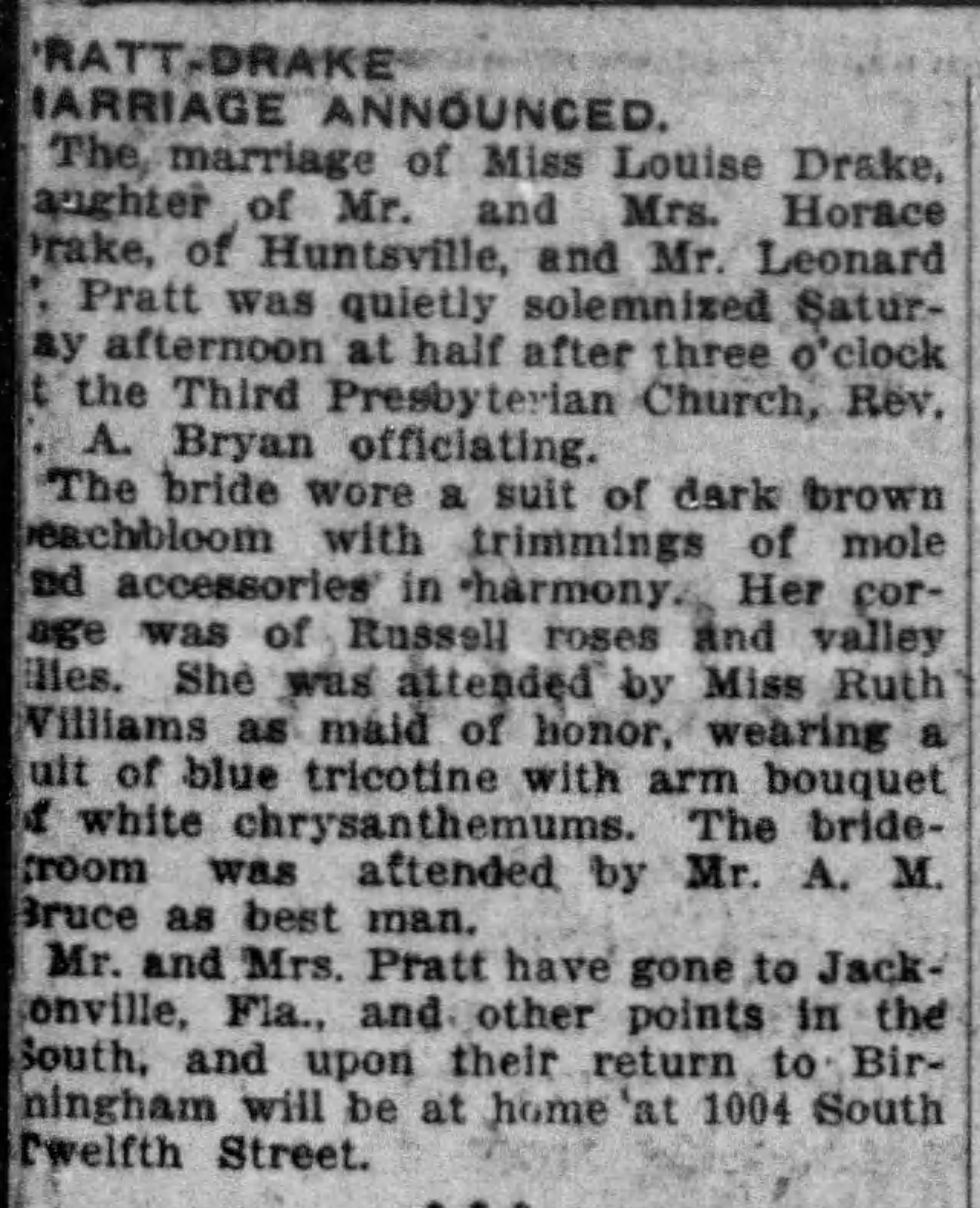 Louise Drake-Leonard Pratt